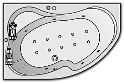 Kolpa San Акриловая ванна Lulu 170х100 R Magic – фотография-4